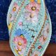 Santucci Deruta: large ceramic vase from the Art Deco period around 1940