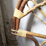 Vintage rattan headboard 1 place