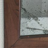 Solid wood mirror and patinated ice early twentieth century