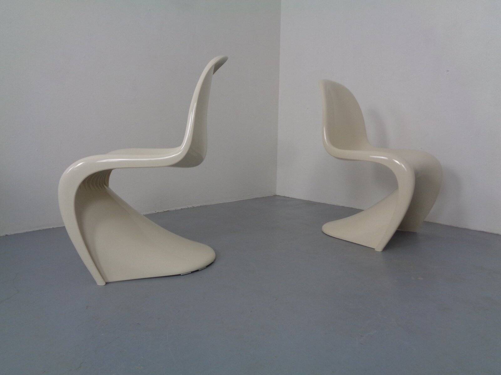 Set of chairs by Verner Panton for Herman Miller, 1970s