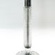 Table lamp glass er metal chrome 1970's