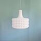 Large white opaline pendant light, Ivan Jakes design, 1960s