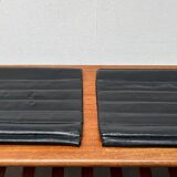 Leather cushion for postmodern Kreuzschwinger chair by Till Behrens, 1980s, set of 2.