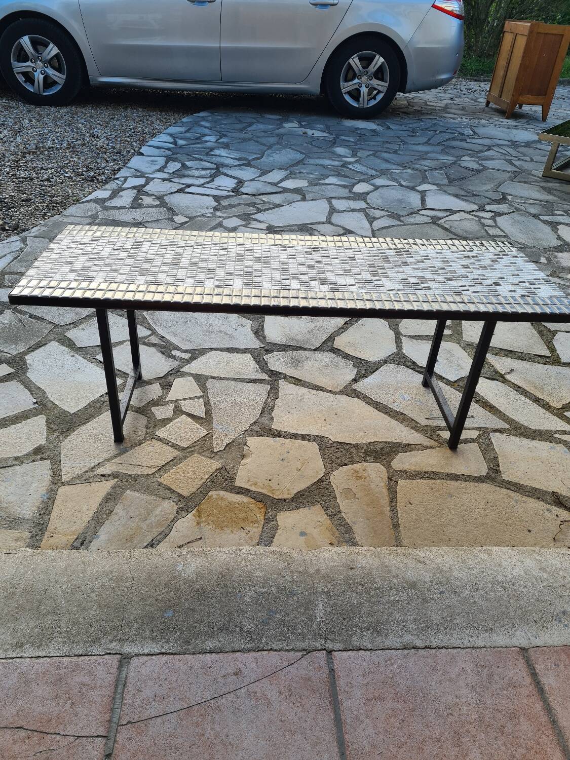 Vintage ceramic coffee table