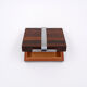 Art Deco box in wood and metal attributed to the DESNY House - 1930s