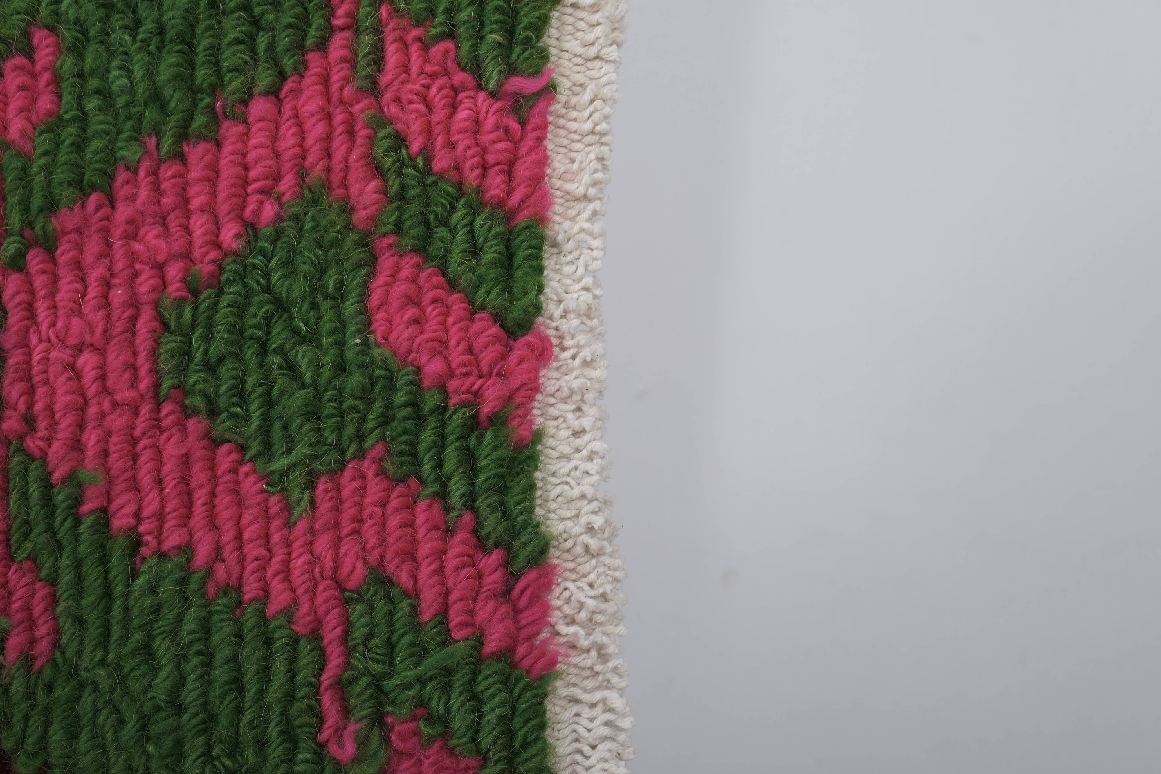Tapis vintage turc de oushak tissé à la main 128x141 cm