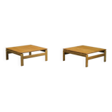 Danish Oak Coffee Tables from Komfort, 1960s, Set of 2