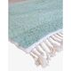 Handmade pure wool Moroccan rug from Oued Zam, size 155 x 245 cm.