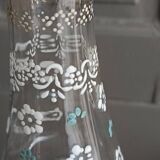 Paire de vases en verre émaillé