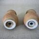 Stoneware salt and pepper shakers