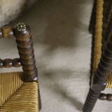 Pair of mulched chairs