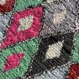 Tapis berbere Boucherouite  – 100 x 210 cm – Fait main au Maroc