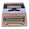 Machine à écrire Olivetti Rose 100% fonctionnelle