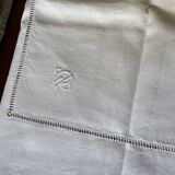 Tablecloth and 12 towels of old linen