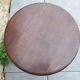 Round side table in turned wood