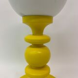 Space age yellow table lamp , 1970's
