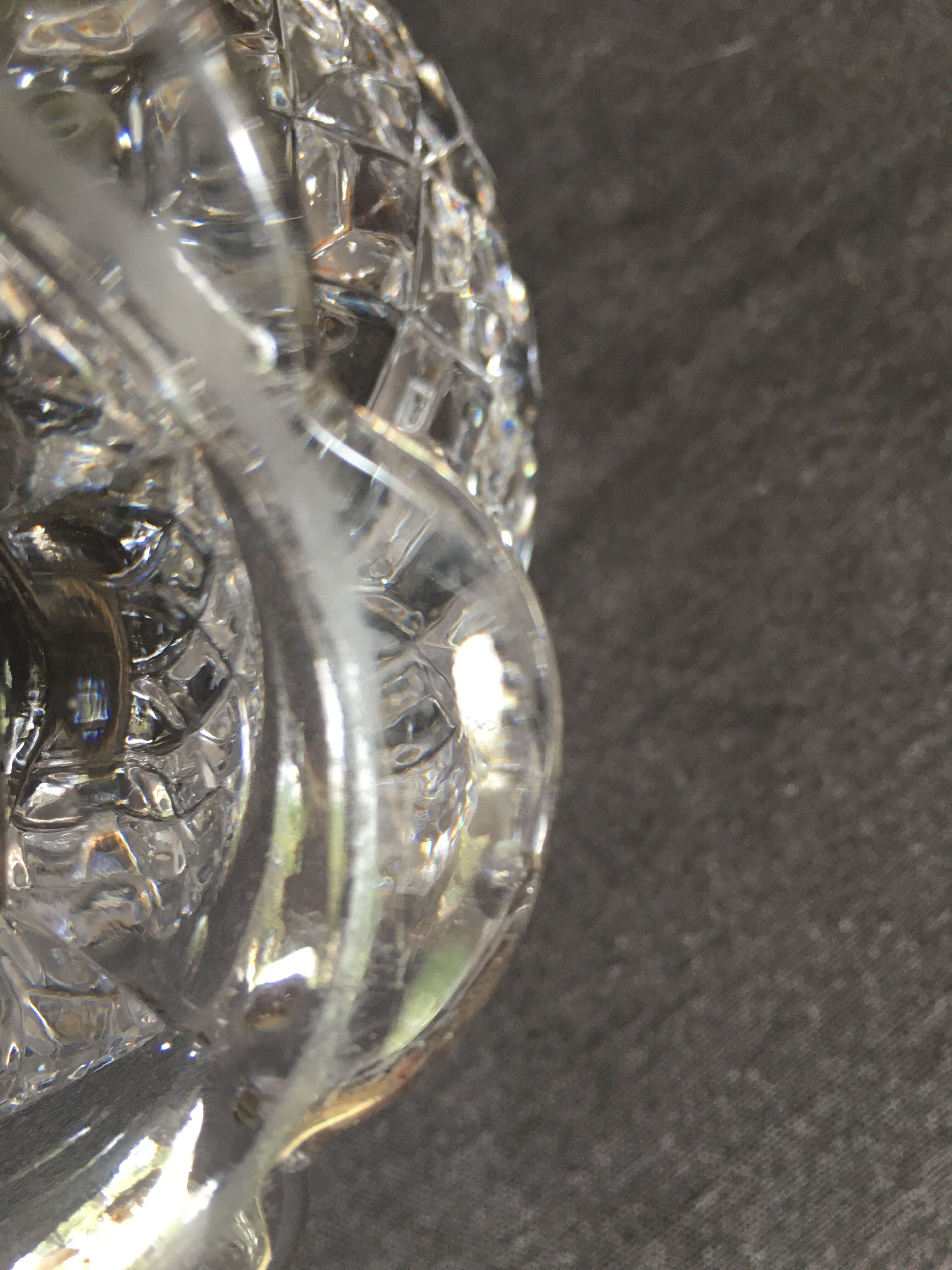 Baccarat cast crystal candy