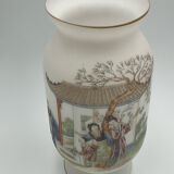 Vase opaline blanc chinois