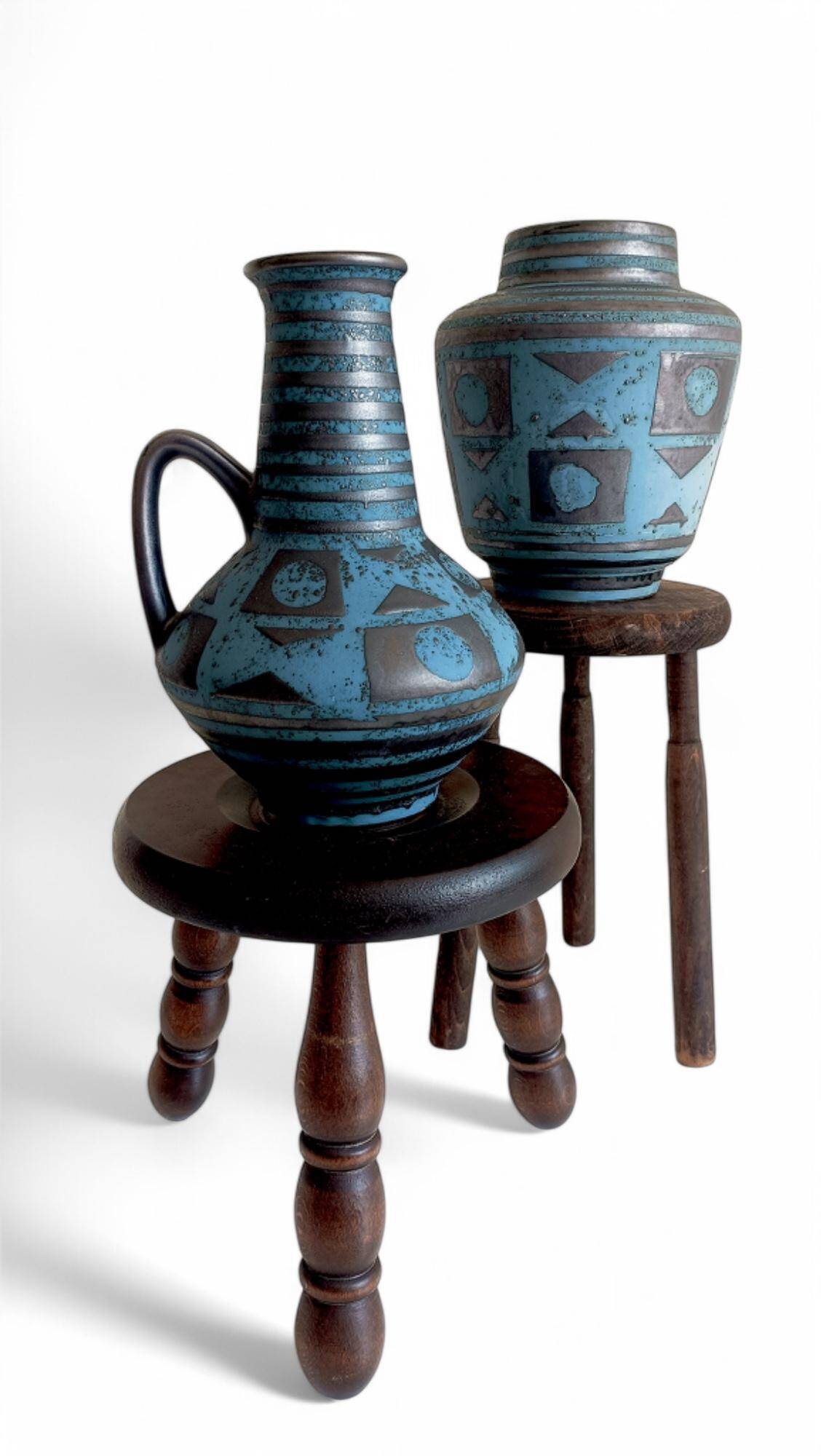 Mid-Century Modern Ceramic Vases by Carstens Tönnieshof, 1960s