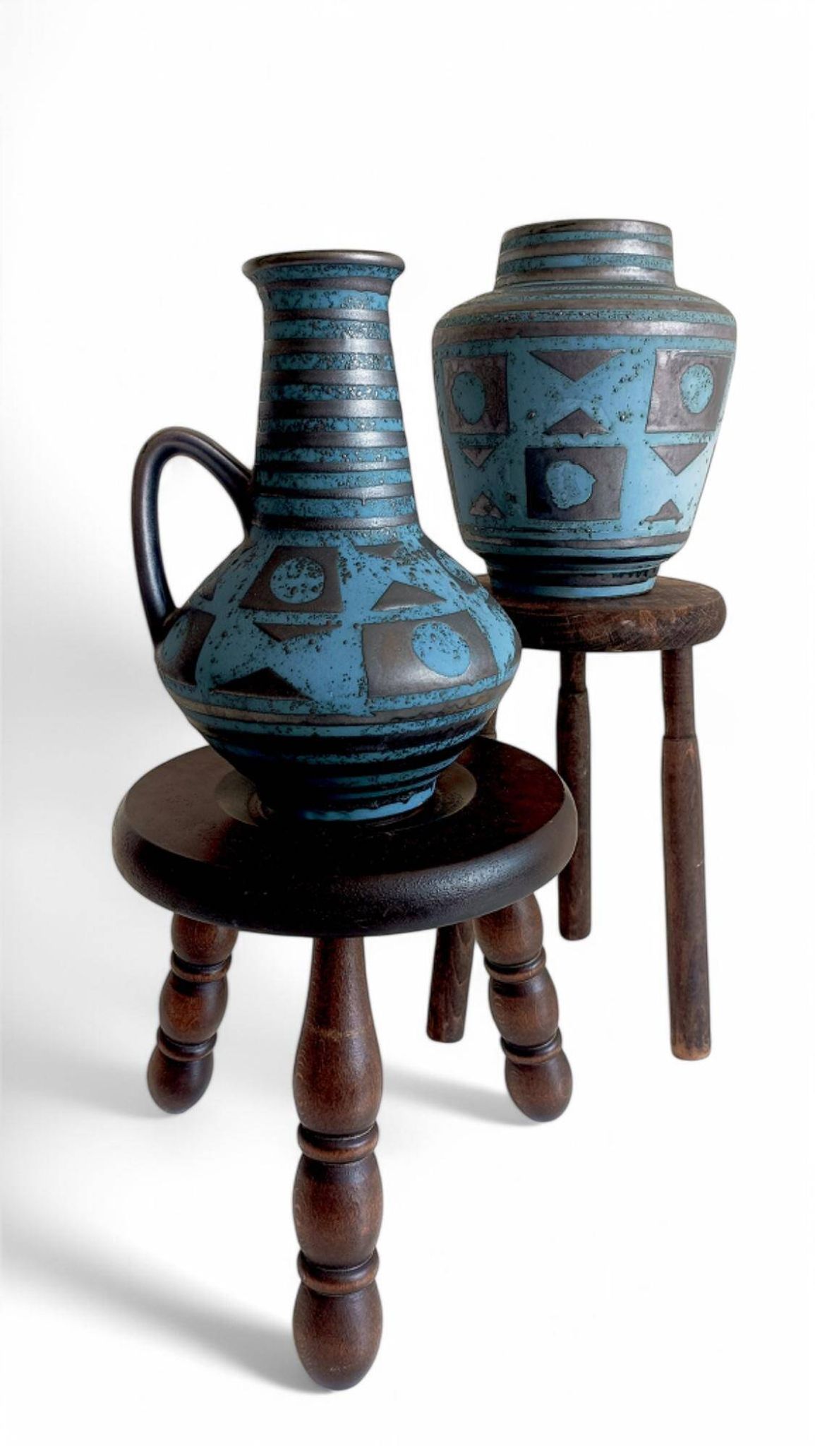 Mid-Century Modern Ceramic Vases by Carstens Tönnieshof, 1960s