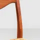 Arne Wahl Iversen set of six teak dining chairs Glyngore Denmark 1960