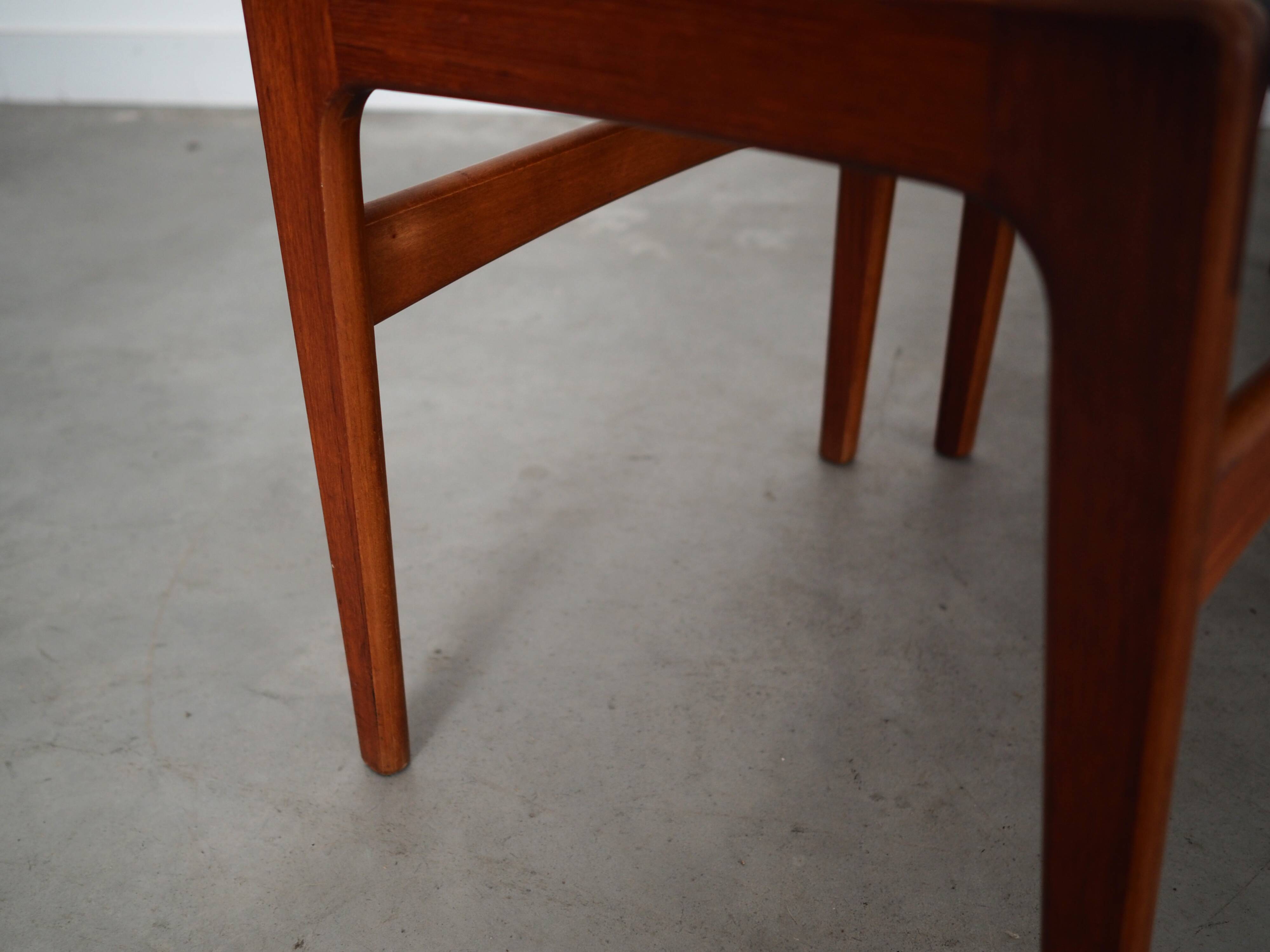 Set of six teak chairs, Danish design, 1960s, production: Denmark