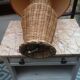Lampe en osier