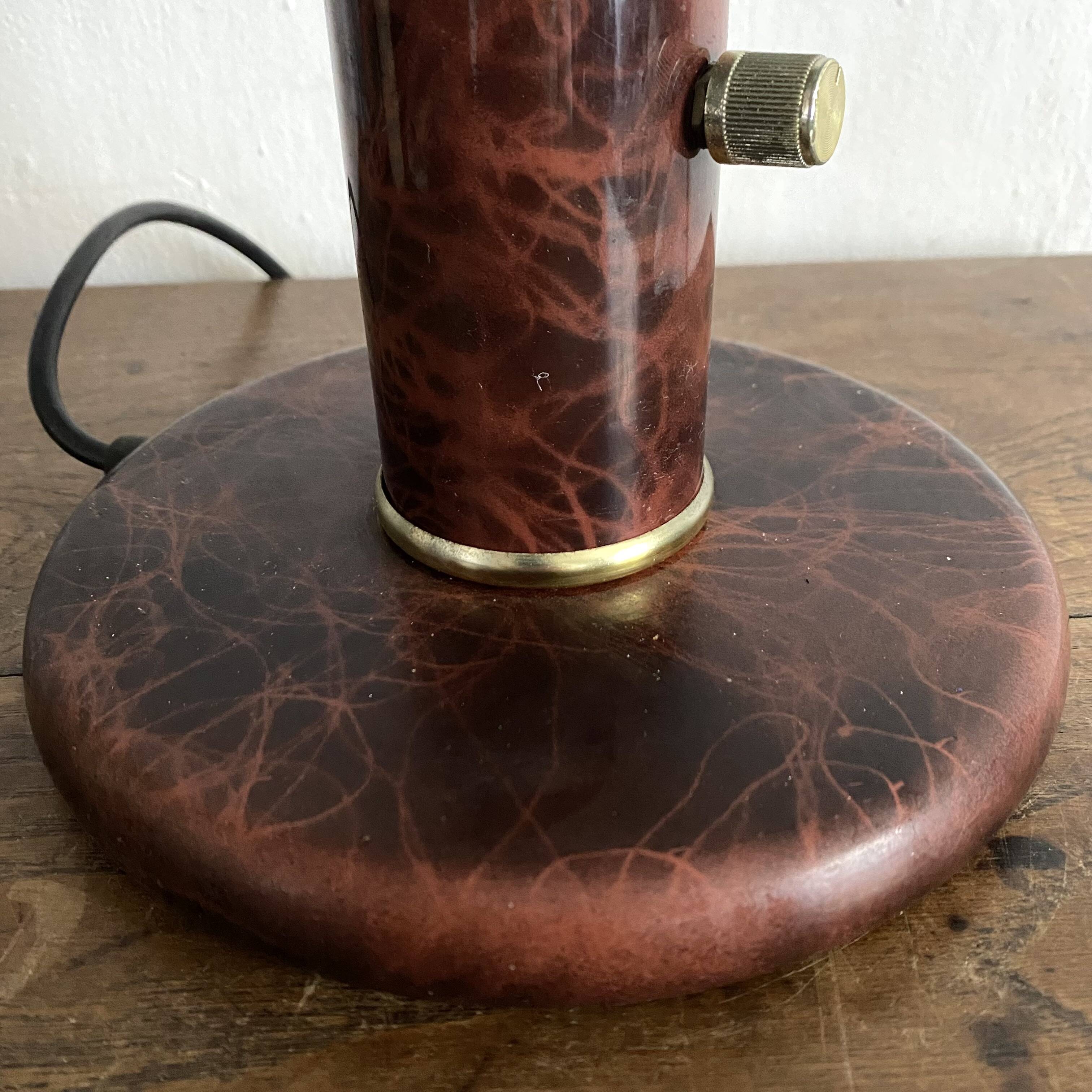 Vintage 80s mushroom lamp