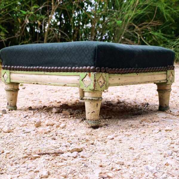 Tabouret de pied / repose pieds d’époque Directoire
