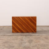 Modular beech set of two room dividers with benches, 1970 Italy