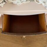 Commode coiffeuse rose