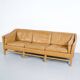 3-seater sofa in cognac leather, Georg Thams, 1960s, Grant Mobelfabrik, publisher