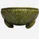 Art Nouveau, barbotine bowl Sarreguemines crayfish late 19th century