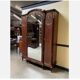 Antique Art Nouveau wardrobe, linen. - fire-gilded bronze