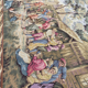 Vintage French tapestry Jaquar 84 x 201 cm