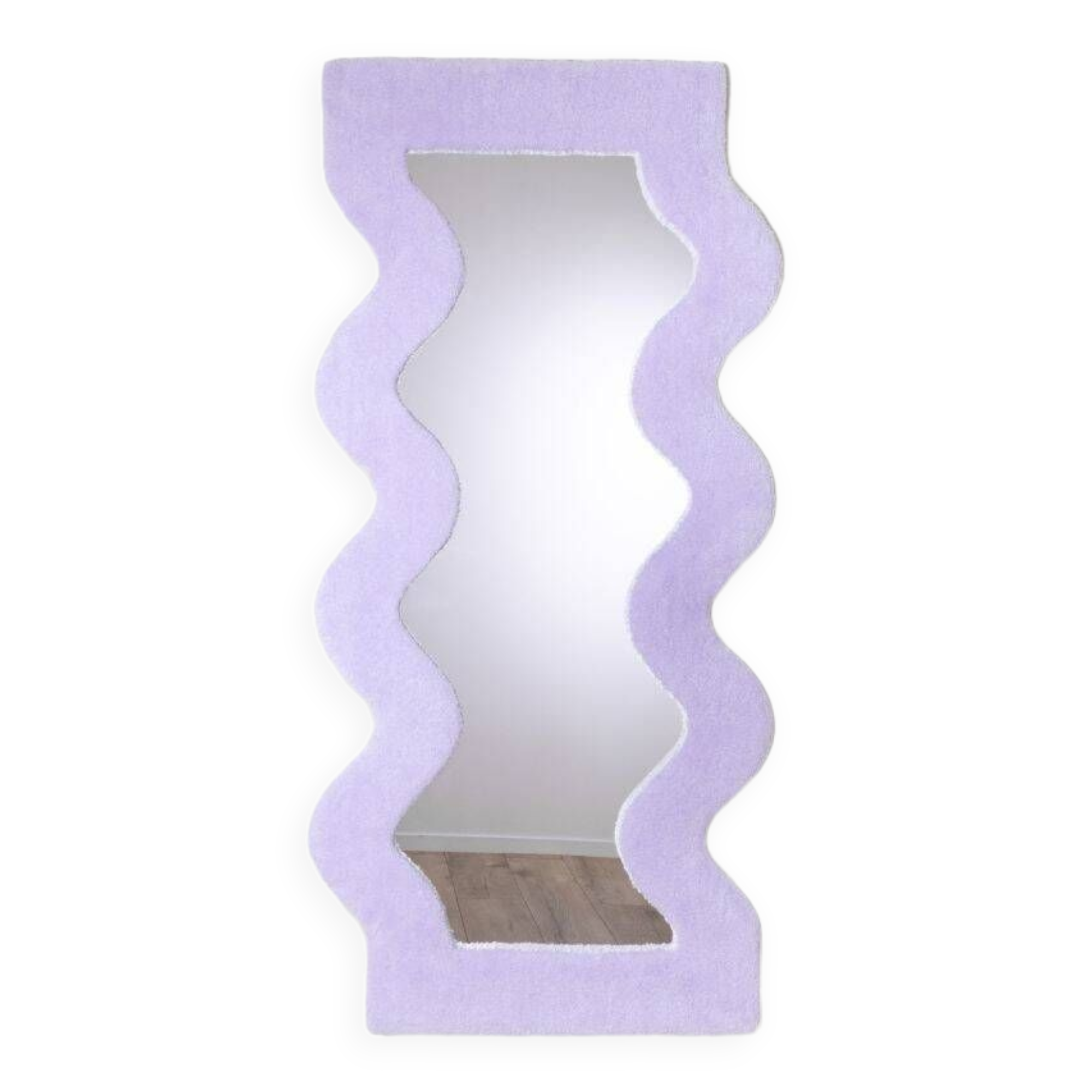 Miroir ondulé parme