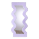 Miroir ondulé parme