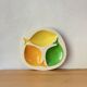 Saint Clément compartment dish from the 1950s-60s.