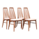 Eva Dining Chairs by Niels Koefoed for Koefoed Hornslet, 1960s, Set of 4