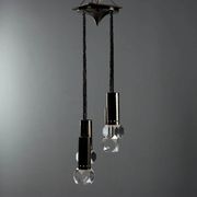 Vintage ceiling light in plastic and metal, design, Italy, 1960s
