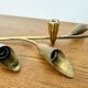 Floral Brass Wall Lamp by Rupert Nikoll