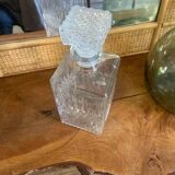 Carafe à whisky en verre taillé