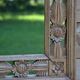 Large carved wooden mirror