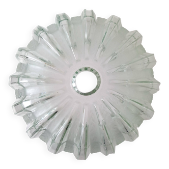 Vintage 80s glass ceiling or wall light