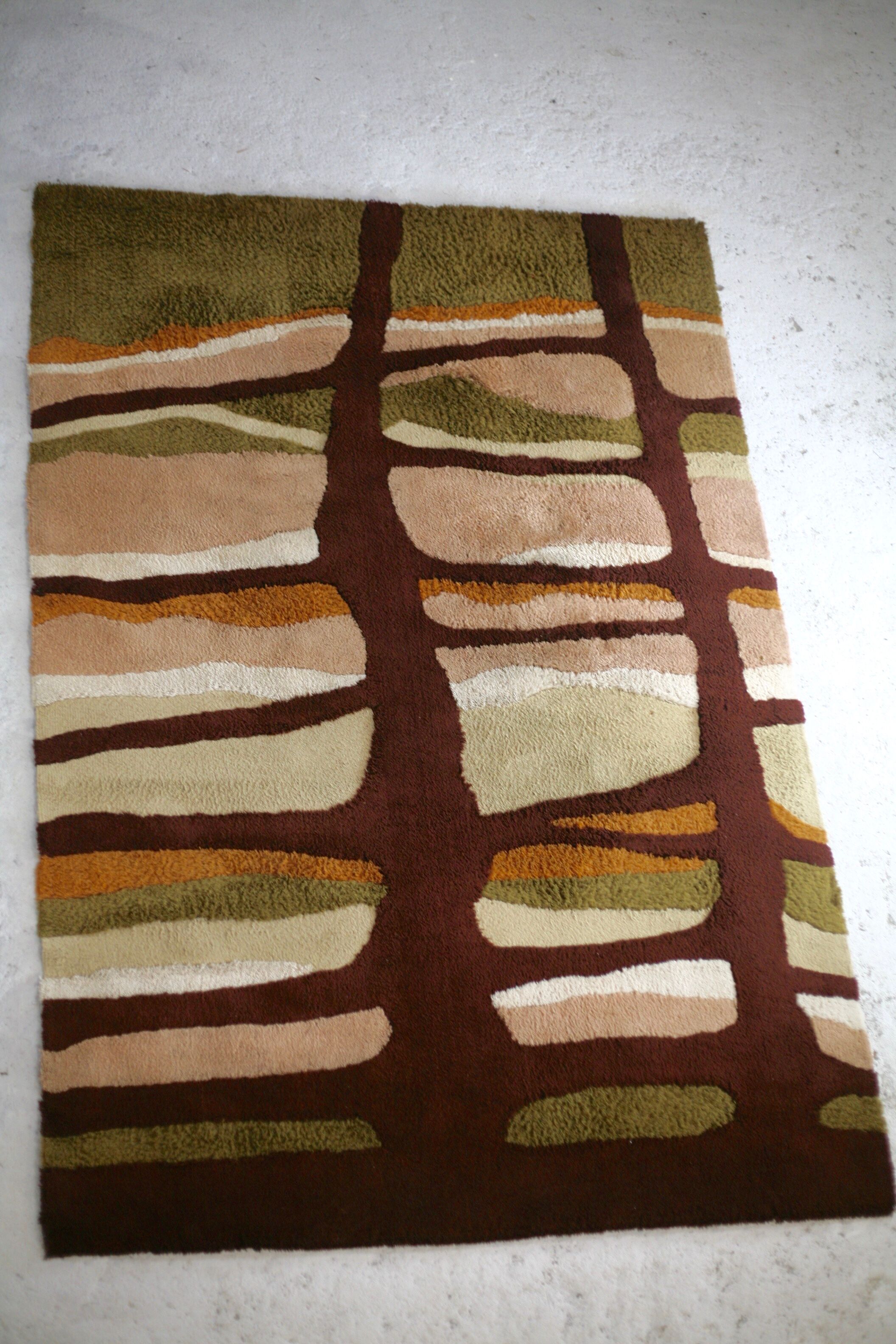 70s rug, published by Adoros, dralon, Germany