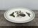 Oval botanical ceramic dish