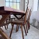 Mountain furniture set with table and 8 chairs Malmvall.