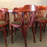 8 fauteuils bistrot anciens