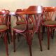 8 fauteuils bistrot anciens