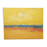 Peinture de Nagao Usui "soleil"
